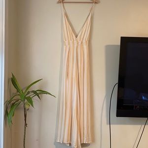 Skylar + Madison Romper Yellow and White L